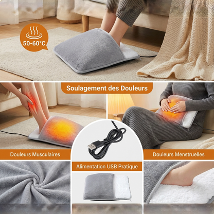 Chauffe-Pieds Électrique Ultra Confort – Adieu Froid & Douleurs !