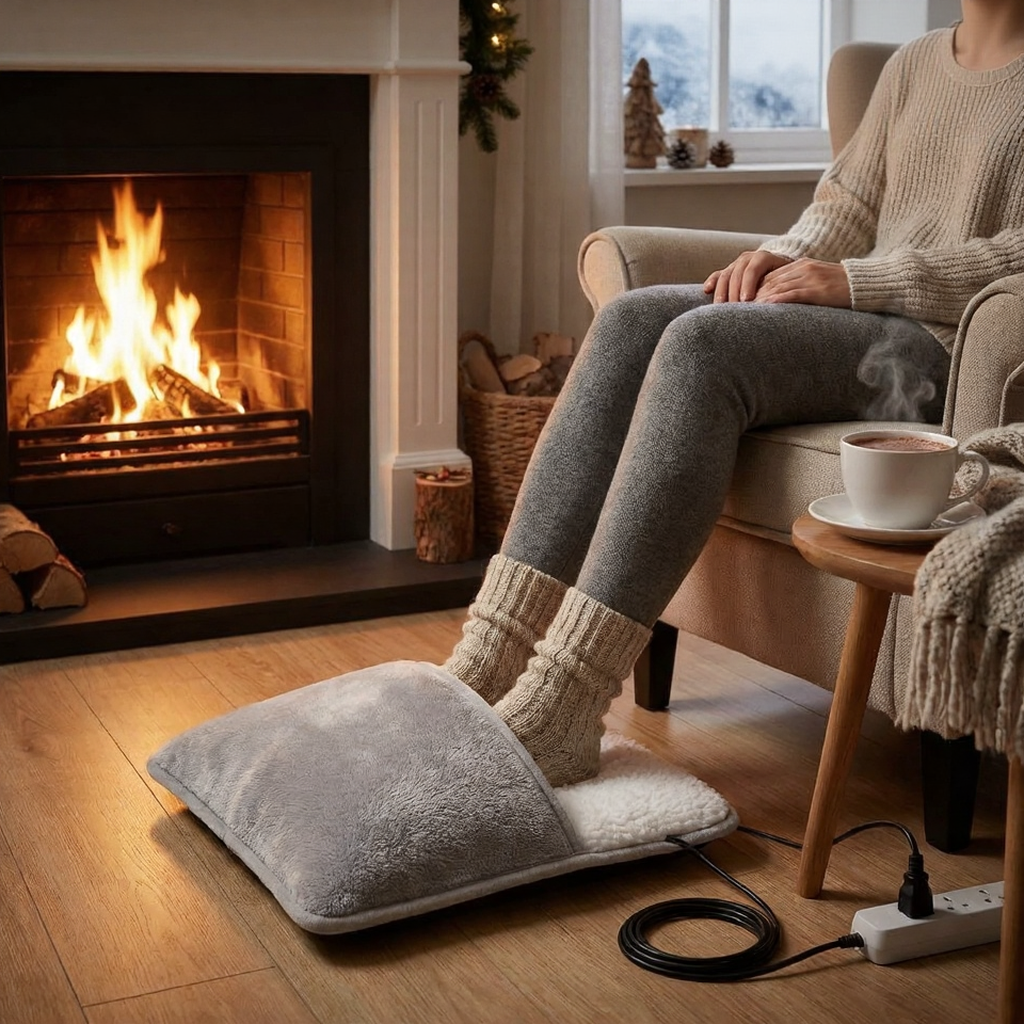 Chauffe-Pieds Électrique Ultra Confort – Adieu Froid & Douleurs !